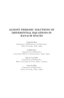 Almost periodic solutions of differential equations in Banach spaces