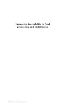 Improving traceability in food processing and distribution