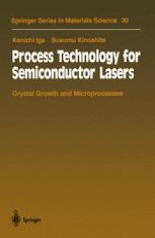 Process Technology for Semiconductor Lasers: Crystal Growth and Microprocesses