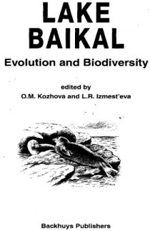 Lake Baikal: Evolution and Biodiversity