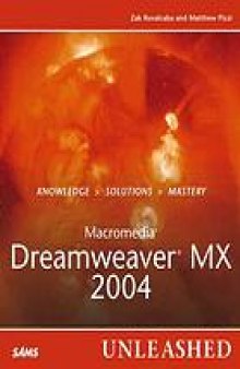 Macromedia Dreamweaver MX 2004 unleashed