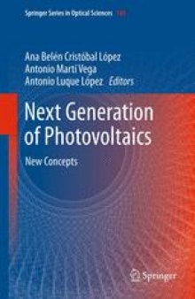 Next Generation of Photovoltaics: New Concepts