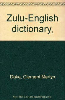 Zulu-English dictionary
