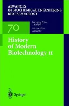 History Of Modern Biotechnology Ii