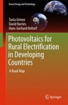 Photovoltaics for Rural Electrification in Developing Countries: A Road Map