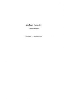 Algebraic Geometry