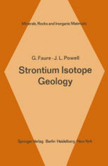 Strontium Isotope Geology