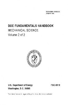 DOE Fundamentals Handbook Mechanical Science vol 2 DOE