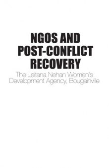 NGOs and Post-Conflict Recovery