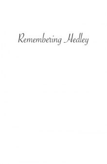 Remembering Hedley 