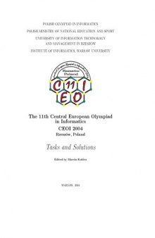 Central-European Olympiad in Informatics 2004 - tasks and solutions