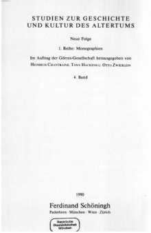 Philophronema: Festschrift fur Martin Sicherl zum 75. Geburtstag : von Textkritik bis Humanismusforschung (Studien zur Geschichte und Kultur des Altertums)  