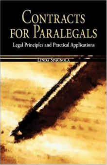 Contracts for Paralegals: Legal Principles and Practical Applications (Mcgraw-Hill Business Careers Paralegal Titles)