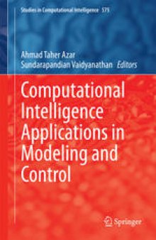 Computational Intelligence Applications in Modeling and Control