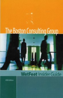 The Boston Consulting Group,  Edition: WetFeet Insider Guide