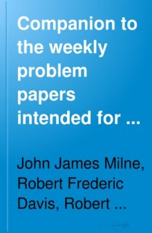 Companion to the Weekly Problem Papers 