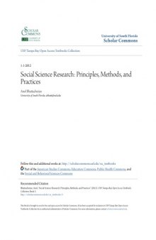 Social Science Research: Principles, Methods, and Practices