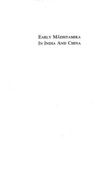 Early Mādhyamika in India and China  