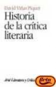 Historia de La crítica literaria