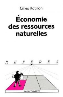 Économie des ressources naturelles  