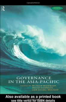 Governance in the Asia-Pacific 