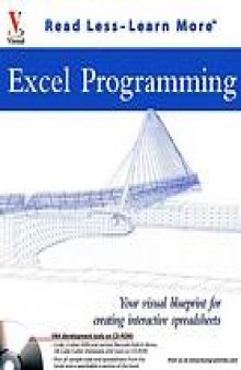 Excel programming : your visual blueprint for creating interactive spreadsheets