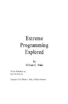 Extreme programming explored