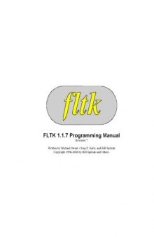 FLTK 1.1.7 programming manual.Rev7