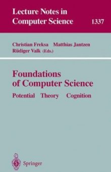 Foundations of Computer Science: Potential — Theory — Cognition
