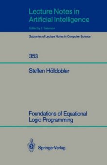 Foundations of Equational Logic Programming