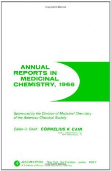 Annual Reports in Medicinal Chemistry, 2