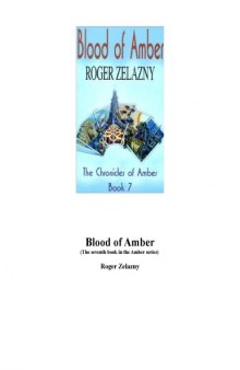 Blood of Amber (Doubleday Science Fiction)