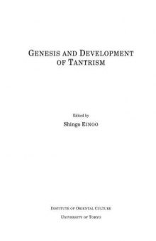 Genesis and Development of Tantrism