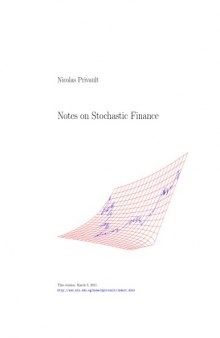 Notes on Stochastic Finance