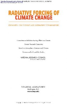 Radiative Forcing Of Climate Change