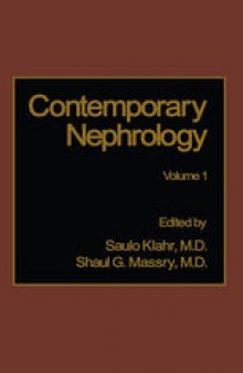 Contemporary Nephrology: Volume 1