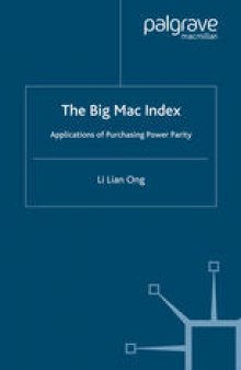 The Big Mac Index: Applications of Purchasing Power Parity