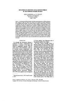 [Article] Roughness of limestone and quartzite pebbles by the modified Fourier method