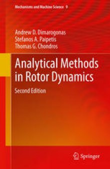 Analytical Methods in Rotor Dynamics: Second Edition