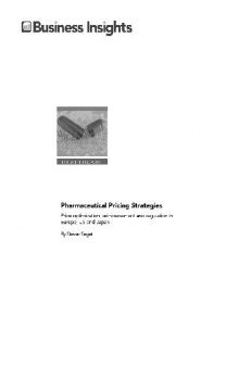 Pharmaceutical Pricing Strategies