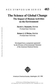 The Science of Global Change. The Impact of Human Activities on the Environment