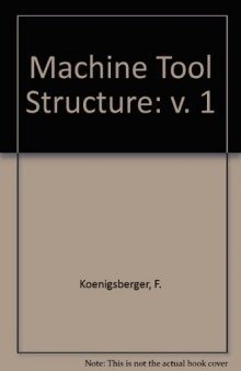 Machine Tool Structures