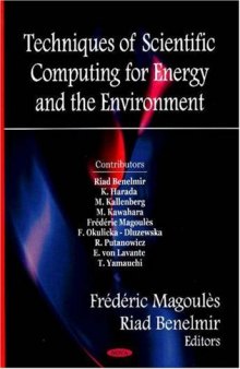 Techniques of scientific computing for the energy and environment