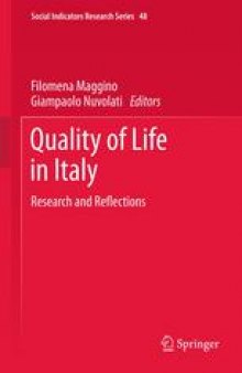 Quality of life in Italy: Research and Reflections