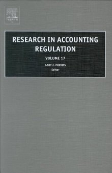 Research in Accounting Regulation, Volume 17 (Research in Accounting Regulation)