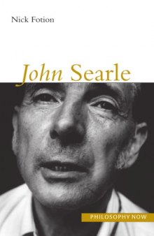 John Searle (Philosophy Now)  