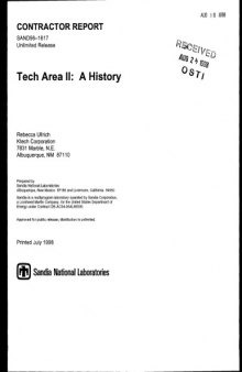 History of Tech Area II