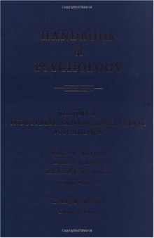 Handbook of psychology. Industrial and organizational psychology