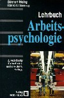 Lehrbuch Arbeitspsychologie, 2. Auflage  