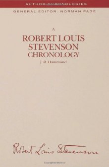 A Robert Louis Stevenson Chronology